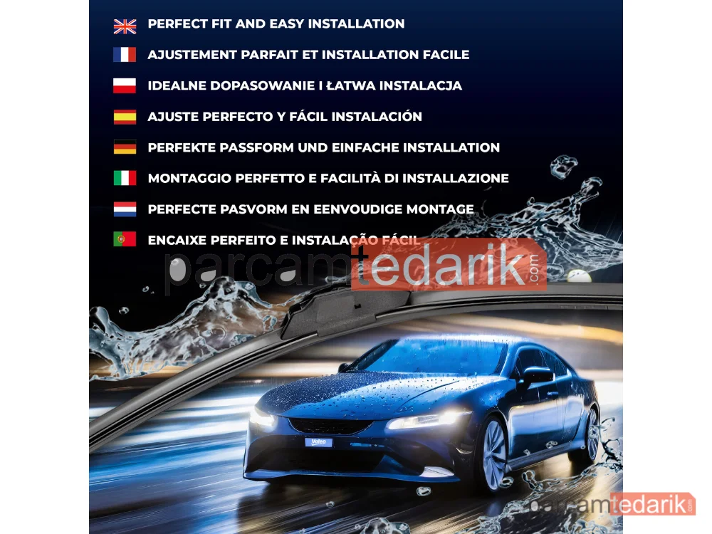 VALEO 577980 | Silecek Süpürgesi Ön (430 mm) — Hyundai Tucson, Mazda CX-30, Peugeot 206